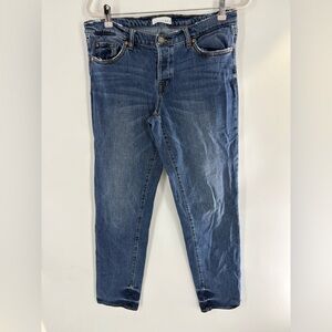 LOFT Mid-Wash Ankle Jeans